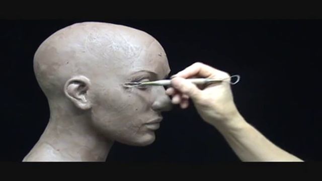 Sculpting A Female Head In Clay. Sculpting Tutorial And Demo.