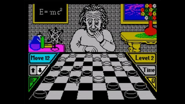 Пытаюсь объегорить Эйнштейна. Игра "Draughts Genius" (ZX Spectrum) - небольшой обзор игры. смотреть онлайн