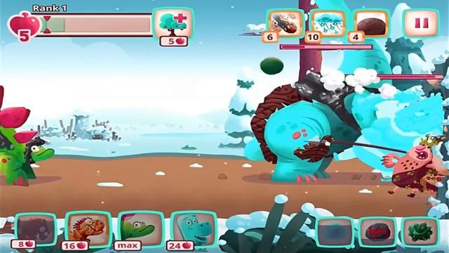 Dino Bash Dinosaurs vs Cavemen Defense EP 16 Level 59 смотреть онлайн
