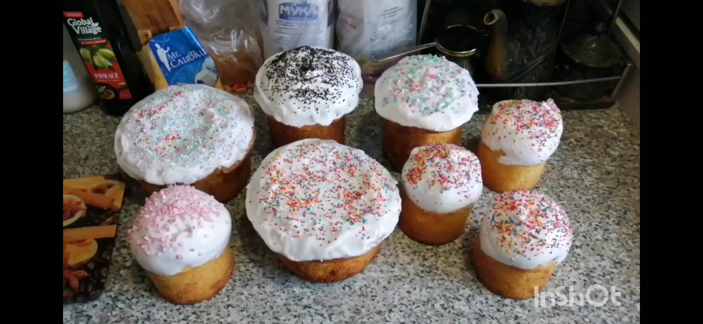 Рецепт вкуснейших куличей с подсчётом КБЖУ. смотреть онлайн