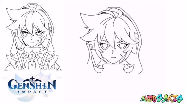 COMO DIBUJAR A RAZOR DE GENSHIN IMPACT FACIL PASO A PASO | How To Draw Razor The Genshin Impact Eas