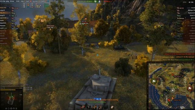 World Of Tanks, Comet / Black Prince Brothers In Arms Platoon 10 Frags смотреть онлайн