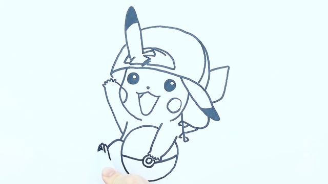 Как нарисовать Пикачу смотреть онлайн