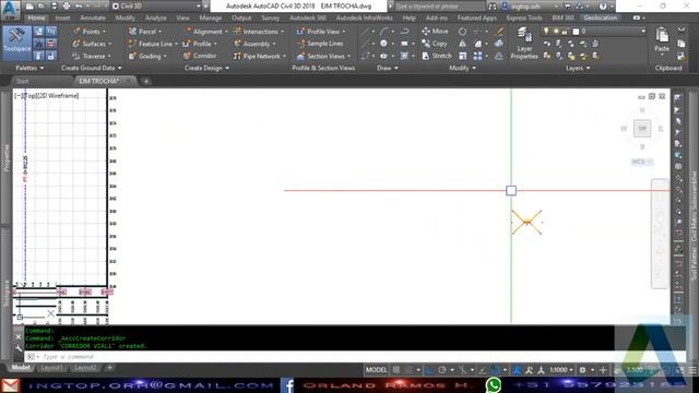 AUTOCAD CIVIL 3D 2018 - TROCHA CARROZABLE + ENSANCHAMIENTO PLATAFORMA смотреть онлайн