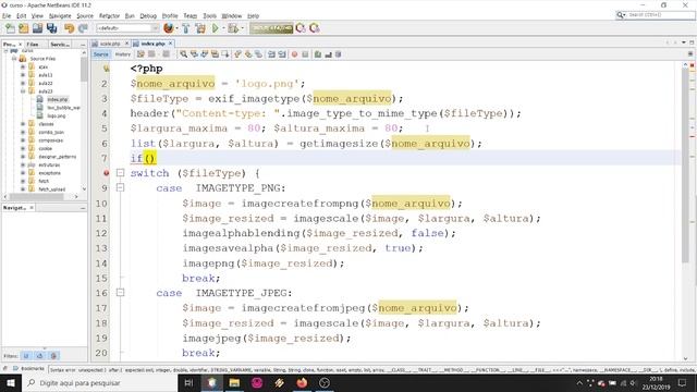 CURSO PHP: AULA 23 (Manipulação e Filtros em Imagens; Exif; Miniaturas; Marca D'água; Convolução) смотреть онлайн
