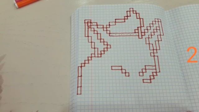 ?Рисунки по клеточкам! ?Лисичка!? смотреть онлайн