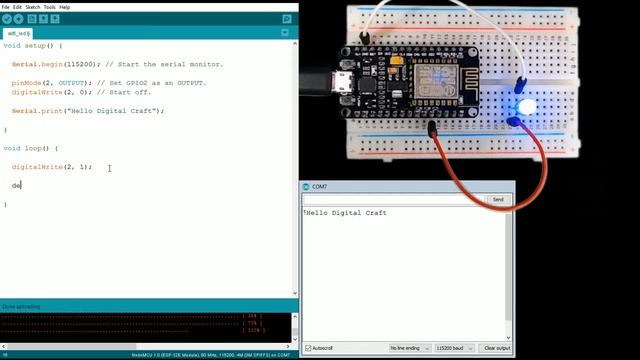 Controlling NodeMCU from a Website using Arduino IDE - LED in the Loop - Part 6 смотреть онлайн