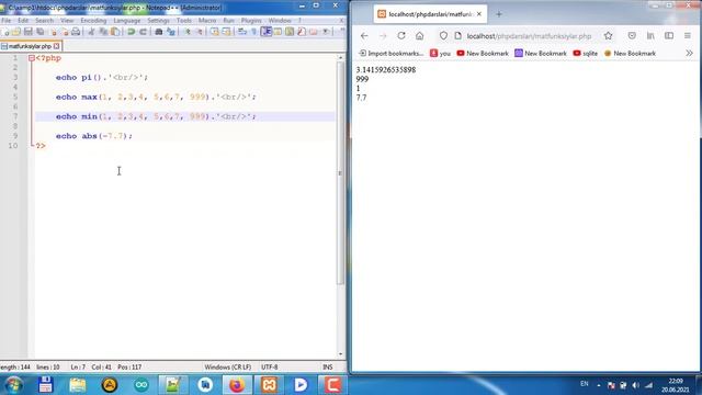 PHP 6-online dars (matematik funksiyalar) смотреть онлайн