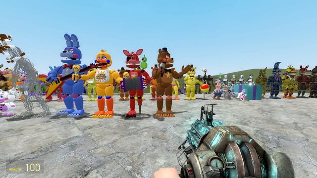 ALL GLAMROCK ANIMATRONICS VS TALKING BEN AND TOM in Garry's Mod!!! FNAF Security Breach смотреть онлайн