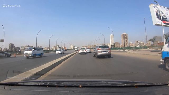El Nozha → The Pyramids of Giza - Driving in Cairo, Egypt ?? смотреть онлайн