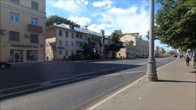 Москва. Прогулка от площади Серпуховская Застава до метро Третьяковская (22.07.2021) смотреть онлайн