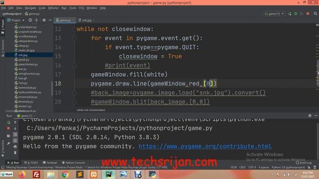 Game Development Tutorial using Python (Pygame) Library in Hindi | Urdu | Part-2 смотреть онлайн