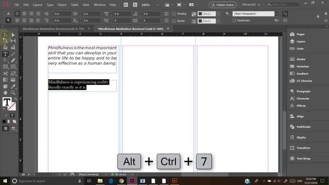 Indesign Tutorial: Creating a Trifold Brochure in InDesign and MockUp in Photoshop смотреть онлайн