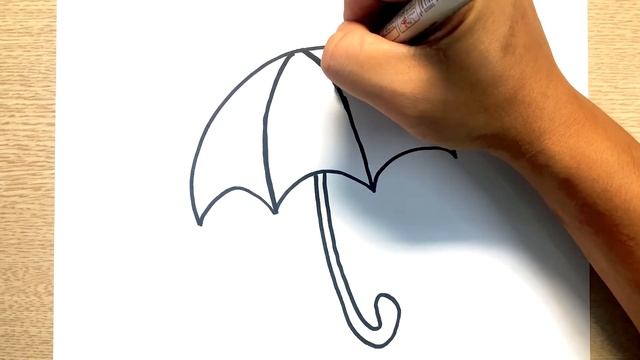 Drawing an umbrella for kidsㅣBolalar uchun soyabon chizishㅣРисуем зонтик для детей смотреть онлайн