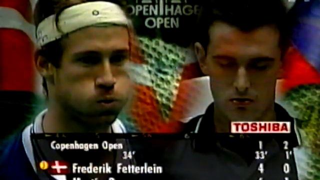 Tennis: ATP-Turnier Kopenhagen 1997 Viertelfinale Fetterlein-Damm смотреть онлайн