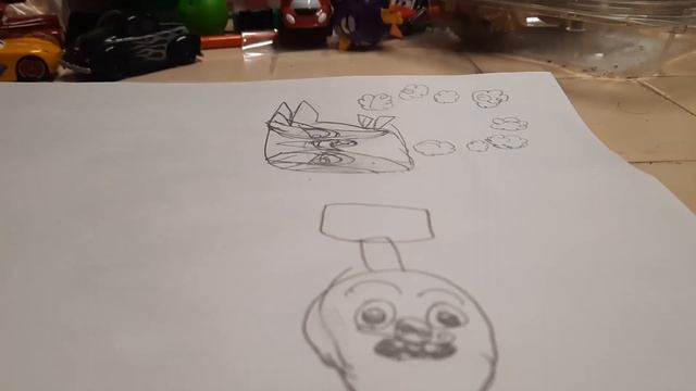 angry birds 12th anniversary drawing challenge -day 16: silver and chef pig смотреть онлайн