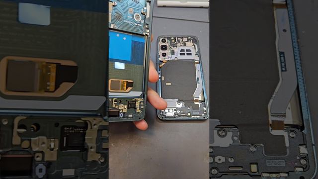 Samsung s22 - замена оригинального дисплея и заднего стекла ✅ #samsung #самсунг #артком #лайфхак смотреть онлайн