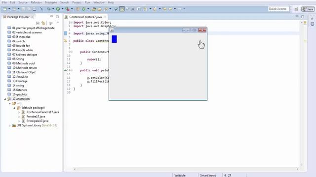 Java avec eclipse - video15 - Dessin animé смотреть онлайн