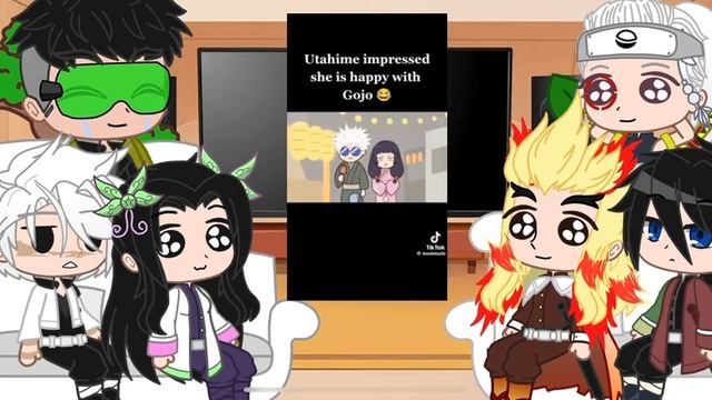 Past Hashira react to Satoru Gojo смотреть онлайн