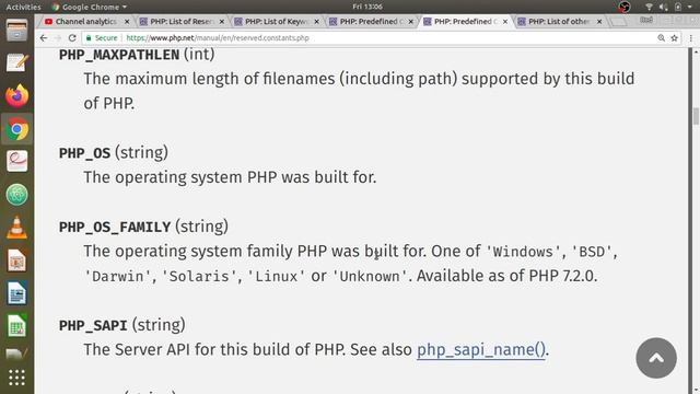 List of Reserved Words, PHP смотреть онлайн