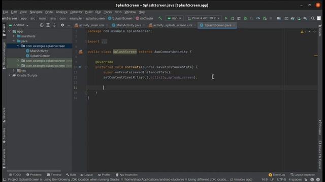 How to create a Splash Screen in android (java) смотреть онлайн