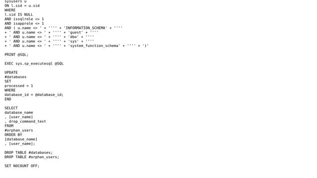 Databases: Find orphaned users (3 Solutions!!) смотреть онлайн