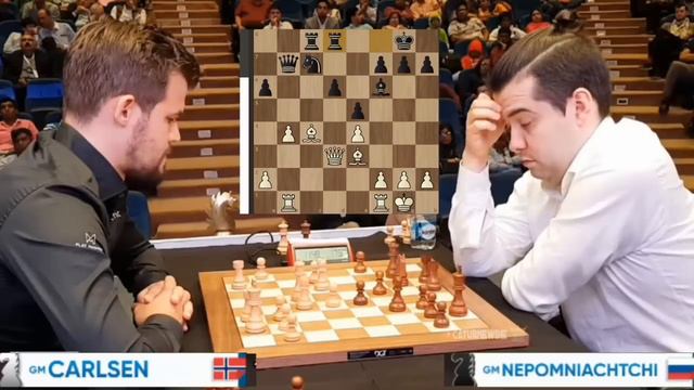 Magnus Carlsen (2847) Vs Ian Nepomniachtchi (2789) || World Rapid