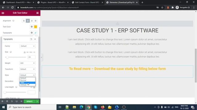 WordPress Fill the form and PDF sent on Email Free via Contact Form 7 Elementor 2020 смотреть онлайн