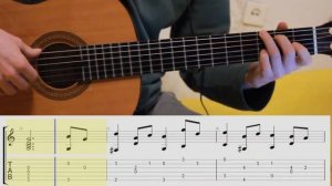 Bourree. Johann Sebastian Bach. Note. Tabs. Ноты. Табы.Бурре. И. С. Бах