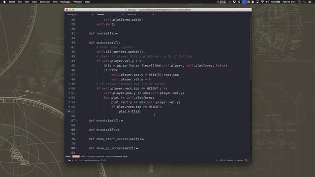 Pygame Platformer Part 5: Scrolling the Window смотреть онлайн
