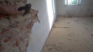 Как снять штукатурку