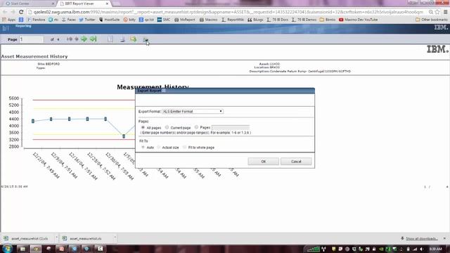 Maximo 76 BIRT Report Export Options смотреть онлайн