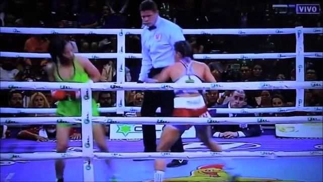 Yokasta Valle Vs Carleans Rivas Highlights - IBF Title смотреть онлайн