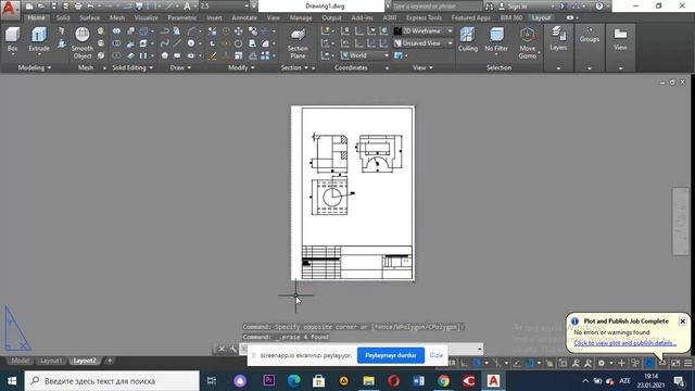 Autocad faylını PDF-ə çevirmək | Autocad DWG to PDF 2021 смотреть онлайн