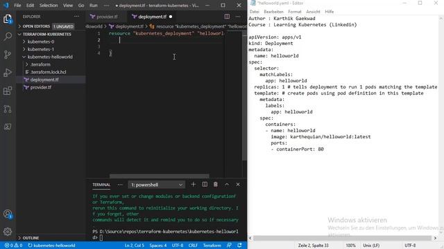 Deploying on Kubernetes by using Terraform смотреть онлайн