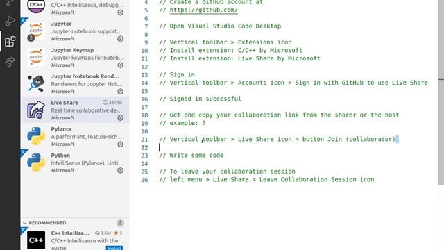 Visual Studio Code: Live Share extension: How to join collaboration link shared by the host смотреть онлайн