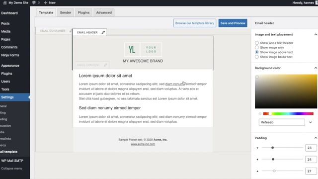 WP HTML Mail – WordPress email designer v3 смотреть онлайн
