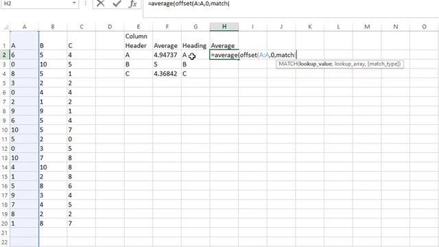 Screencast - Dynamically Defined Ranges Using OFFSET Function in MS Excel смотреть онлайн