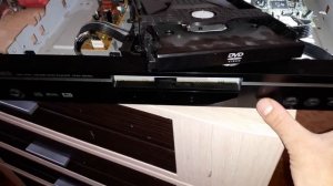 DVD YAMAHA S540 ремонт не открывается CD привод