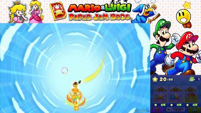 Mario & Luigi Paper Jam Walkthrough Part 44 Way to the Bowser Castle смотреть онлайн