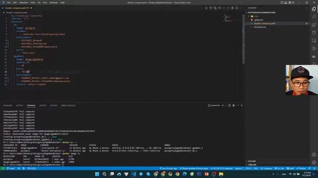 How to Install and Use PostgreSql, pgAdmin with Docker, VScode on Window OS смотреть онлайн