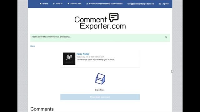 How to download Facebook comments to Excel. смотреть онлайн