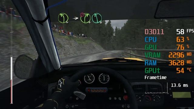 GeForce GTX 1650 -- AMD Athlon 200GE -- DiRT Rally Benchmark смотреть онлайн