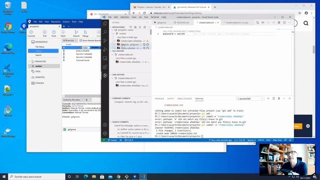 Git. 15-Eliminar commits смотреть онлайн