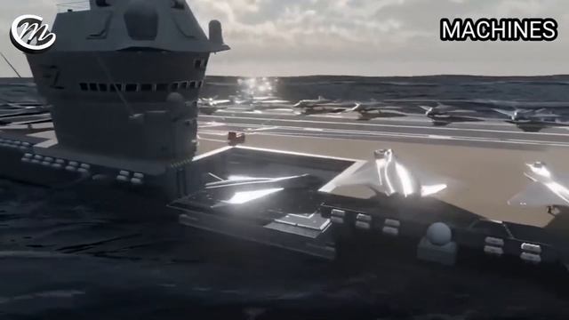 Kapal Induk Terbesar di Dunia | Kapal Militer Negara Maju | Machines смотреть онлайн