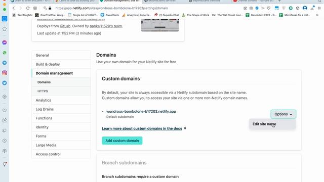 Change Your Netlify Website name смотреть онлайн