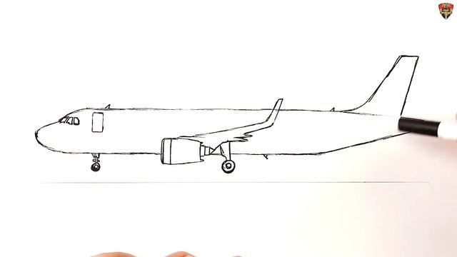 How to draw a Airplane смотреть онлайн