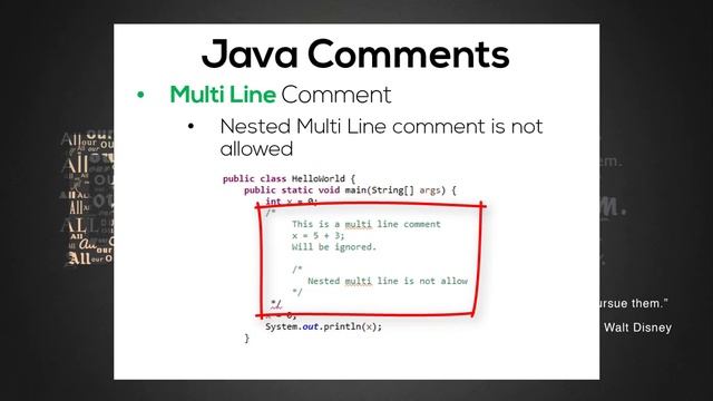 Java Tutorial For Beginners Episode 5: Comments смотреть онлайн