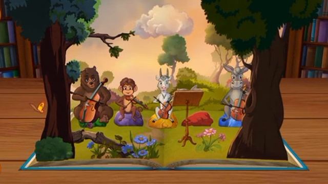 Квартет_Осел, Козел, Мишка и Мартышка Сказка для Детей смотреть онлайн