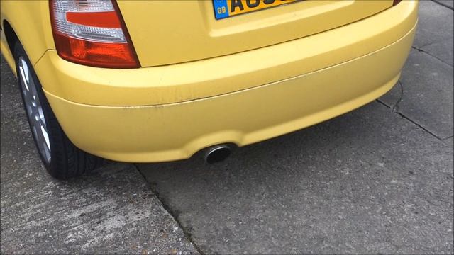 skoda fabia vrs 1.9 tdi mufflerectomy exhaust смотреть онлайн